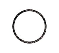 ROUHO 38.4mm Aluminium Bezel Insert Replacement Alloy Ring Component Tachymeter Scale Timepiece Inlay 34mm for Omega Speedmaster - A5