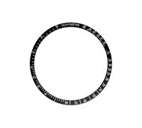 ROUHO 38.4mm Aluminium Bezel Insert Replacement Alloy Ring Component Tachymeter Scale Timepiece Inlay 34mm for Omega Speedmaster - A1