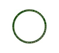 ROUHO 38.4mm Aluminium Bezel Insert Replacement Alloy Ring Component Tachymeter Scale Timepiece Inlay 34mm for Omega Speedmaster - A7