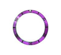 ROUHO 38mm*30.6mm Ceramic Bezel Insert Replacement Watch Ring Component Polished Timepiece Face for Rolex Oyster Perpetual Submariner-A3