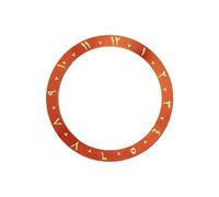 ROUHO 38mm Alloy Watch Bezel Insert Replacement Arabic Ring Component Sloped Timepiece Face Inlay 30.7mm for Seiko SKX007 - A3
