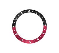 ROUHO 38mm Alloy Watch Bezel Insert Replacement Arabic Ring Component Sloped Timepiece Face Inlay 30.7mm for Seiko SKX007 - A20