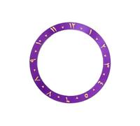 ROUHO 38mm Alloy Watch Bezel Insert Replacement Arabic Ring Component Sloped Timepiece Face Inlay 30.7mm for Seiko SKX007 - A5