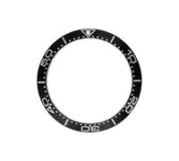 ROUHO 38mm Alloy Watch Bezel Insert Replacement Timepiece Ring Component Sloped Watch Face Inlay 30.7mm for Omega Seamaster Diver 300M - A9