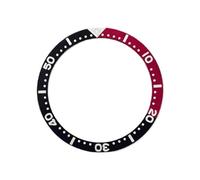 ROUHO 38mm Aluminium Bezel Insert Flat Watch Ring Replacement Alloy Timepiece Face Inlay 31.5mm 0.8mm for Seiko SKX007-A14