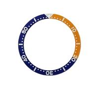 ROUHO 38mm Aluminium Bezel Insert Flat Watch Ring Replacement Alloy Timepiece Face Inlay 31.5mm 0.8mm for Seiko SKX007-A20