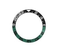 ROUHO 38mm Ceramic Bezel Insert GMT Replacement Ring Component Sloped Watch Face Inlay 30.7mm for Rolex GMT-Master II 007