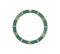 ROUHO 38mm Ceramic Bezel Insert Replacement Ceramic Ring Component Polished Watch Face Inlay 30.7mm for Seiko SKX007-A21