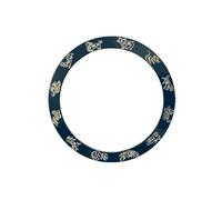 ROUHO 38mm Ceramic Bezel Insert Replacement Ceramic Ring Component Zodiac Timepiece Face Inlay 30.7mm for Rolex Submariner - A24