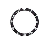 ROUHO 38mm Ceramic Bezel Insert Replacement GMT Ring Component Sandblasted Watch Face Inlay 30.7mm for Rolex GMT-Master II 007-A10