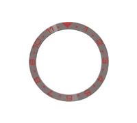 ROUHO 38mm Ceramic Bezel Insert Replacement Watch Ring Component Polished Face Inlay 31.5mm 1mm Flat for Seiko SKX007-A11