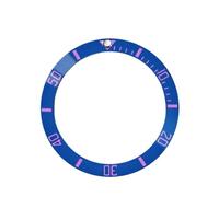 ROUHO 38mm Ceramic Bezel Insert Replacement Watch Ring Component Polished Timepiece Face Inlay 30.6mm for Rolex GMT-Master II-A5