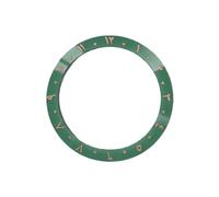 ROUHO 38mm Ceramic Watch Bezel Insert Arabic Numeral Ring Replacement Polished Face Inlay 30.7mm for Seiko SKX007-A15
