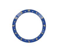 ROUHO 38mm Ceramic Watch Bezel Insert Arabic Numeral Ring Replacement Polished Face Inlay 30.7mm for Seiko SKX007-A3