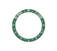 ROUHO 38mm Ceramic Watch Bezel Insert Arabic Numeral Ring Replacement Polished Face Inlay 30.7mm for Seiko SKX007-A16