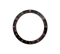 ROUHO 38mm Ceramic Watch Bezel Insert Arabic Numeral Ring Replacement Polished Face Inlay 30.7mm for Seiko SKX007-A12