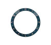 ROUHO 38mm Ceramic Watch Bezel Insert Arabic Numeral Ring Replacement Polished Face Inlay 30.7mm for Seiko SKX007-A2