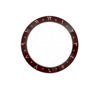ROUHO 38mm Ceramic Watch Bezel Insert Arabic Numeral Ring Replacement Polished Face Inlay 30.7mm for Seiko SKX007-A6
