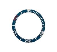 ROUHO 38mm Ceramic Watch Bezel Insert Luminous Ring Replacement Polished Timepiece Face Inlay 30.7mm for Omega Seamaster Diver 300M - A2