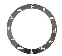 ROUHO 38mm Ceramic Watch Bezel Insert Novelty Replacement Ring Inlay Polished Timepiece Face Component 30.6mm for Rolex Submariner - A6