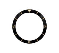 ROUHO 38mm Ceramic Watch Bezel Insert Replacement Ceramic Ring Component Polished Timepiece Face Inlay 30.7mm for Seiko SKX007 - A6