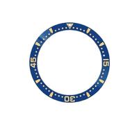 ROUHO 38mm Ceramic Watch Bezel Insert Replacement Ceramic Ring Component Polished Watch Face Inlay 30.7mm for Longines Conquest-A2