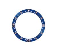 ROUHO 38mm Ceramic Watch Bezel Insert Replacement Ceramic Ring Component Polished Watch Face Inlay 30.7mm for Longines Conquest-A7