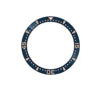 ROUHO 38mm Ceramic Watch Bezel Insert Replacement Ceramic Ring Component Polished Watch Face Inlay 30.7mm for Longines Conquest-A5