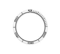 ROUHO 38mm Ceramic Watch Bezel Insert Replacement Ceramic Ring Component Polished Watch Face Inlay 30.7mm for Seiko SKX007 - A12