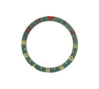 ROUHO 38mm Ceramic Watch Bezel Insert Replacement Ring Component Polished Timepiece Face Inlay 31.5mm for Seiko SKX007-A8