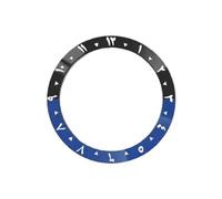 ROUHO 38mm Ceramic Watch Bezel Insert Replacement Timepiece Ring Component Arabic Numeral Face Inlay 30.7mm for Seiko SKX007-A10