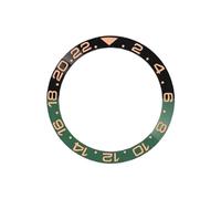 ROUHO 38mm Ceramic Watch Bezel Insert Replacement Timepiece Ring Component Polished GMT Face Inlay 30.7mm for Rolex GMT-Master II-A10