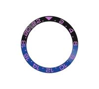 ROUHO 38mm Ceramic Watch Bezel Insert Replacement Timepiece Ring Component Polished GMT Face Inlay 30.7mm for Rolex GMT-Master II-A19