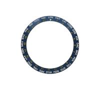 ROUHO 38mm Ceramic Watch Bezel Insert Replacement Timepiece Ring Component World City Face Inlay 30.7mm for Seiko SKX007 - A3