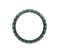 ROUHO 38mm Ceramic Watch Bezel Insert Replacement Timepiece Ring Component World City Face Inlay 30.7mm for Seiko SKX007 - A8