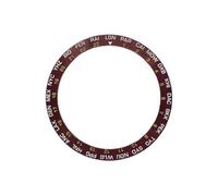 ROUHO 38mm Ceramic Watch Bezel Insert Replacement Timepiece Ring Component World City Face Inlay 30.7mm for Seiko SKX007 - A1