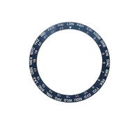 ROUHO 38mm Ceramic Watch Bezel Insert Replacement Timepiece Ring Component World City Face Inlay 30.7mm for Seiko SKX007 - A2