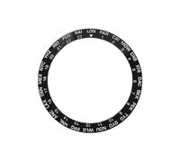 ROUHO 38mm Ceramic Watch Bezel Insert Replacement Timepiece Ring Component World City Face Inlay 30.7mm for Seiko SKX007 - A5