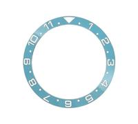 ROUHO 38mm Ceramic Watch Bezel Insert Sky Blue Ceramic Ring Component Polished Timepiece Face Inlay 30.7mm for Rolex Oyster Perpetual Submariner-A5