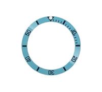 ROUHO 38mm Ceramic Watch Bezel Insert Sky Blue Ceramic Ring Component Polished Timepiece Face Inlay 30.7mm for Rolex Oyster Perpetual Submariner-A8
