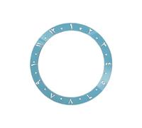 ROUHO 38mm Ceramic Watch Bezel Insert Sky Blue Ceramic Ring Component Polished Timepiece Face Inlay 30.7mm for Rolex Oyster Perpetual Submariner-A4