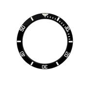 ROUHO 38mm Ceramic Watch Bezel Insert Timepiece Ring Component Luminous Face Inlay 31.5mm Replacement Part for Seiko SKX007 - A1