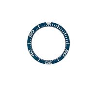 ROUHO 38mm Luminous Ceramic Bezel Insert Replacement Polished Watch Ring Timepiece Face Inlay 30.7mm Component for Omega Seamaster 300M-A2