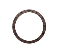 ROUHO 38mm Metal Watch Bezel Insert Replacement Dual Time Ring Component Sandblasted Face Inlay 31.5mm for Rolex Yacht-Master-A7