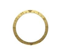 ROUHO 38mm Metal Watch Bezel Insert Replacement Dual Time Ring Component Sandblasted Face Inlay 31.5mm for Rolex Yacht-Master-A3