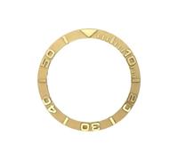 ROUHO 38mm Sloped Ceramic Bezel Insert 3D Raised Numerals Watch Ring Replacement Modification Part for Rolex Yacht-Master-A4