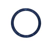 ROUHO 38mm Sloped Ceramic Bezel Insert 3D Raised Numerals Watch Ring Replacement Modification Part for Rolex Yacht-Master-A9