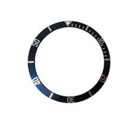 ROUHO 39.5mm Aluminium Watch Bezel Insert Replacement Alloy Ring Component Polished Watch Face Inlay 32.6mm for Tudor Black Bay-A6