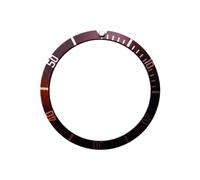 ROUHO 39.5mm Aluminium Watch Bezel Insert Replacement Alloy Ring Component Polished Watch Face Inlay 32.6mm for Tudor Black Bay-A9