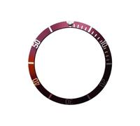 ROUHO 39.5mm Aluminium Watch Bezel Insert Replacement Alloy Ring Component Polished Watch Face Inlay 32.6mm for Tudor Black Bay-A3